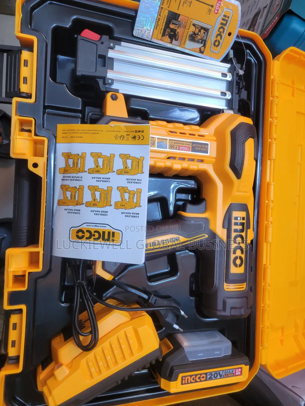 Cordless Brad Nailer 20v in Jahi - Electrical Hand Tools, Luckiewell ...