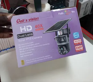 Goli's Vision 8mp Ultra Hd Dual Lens 40x Optical Zoom Solar Ptz Camera