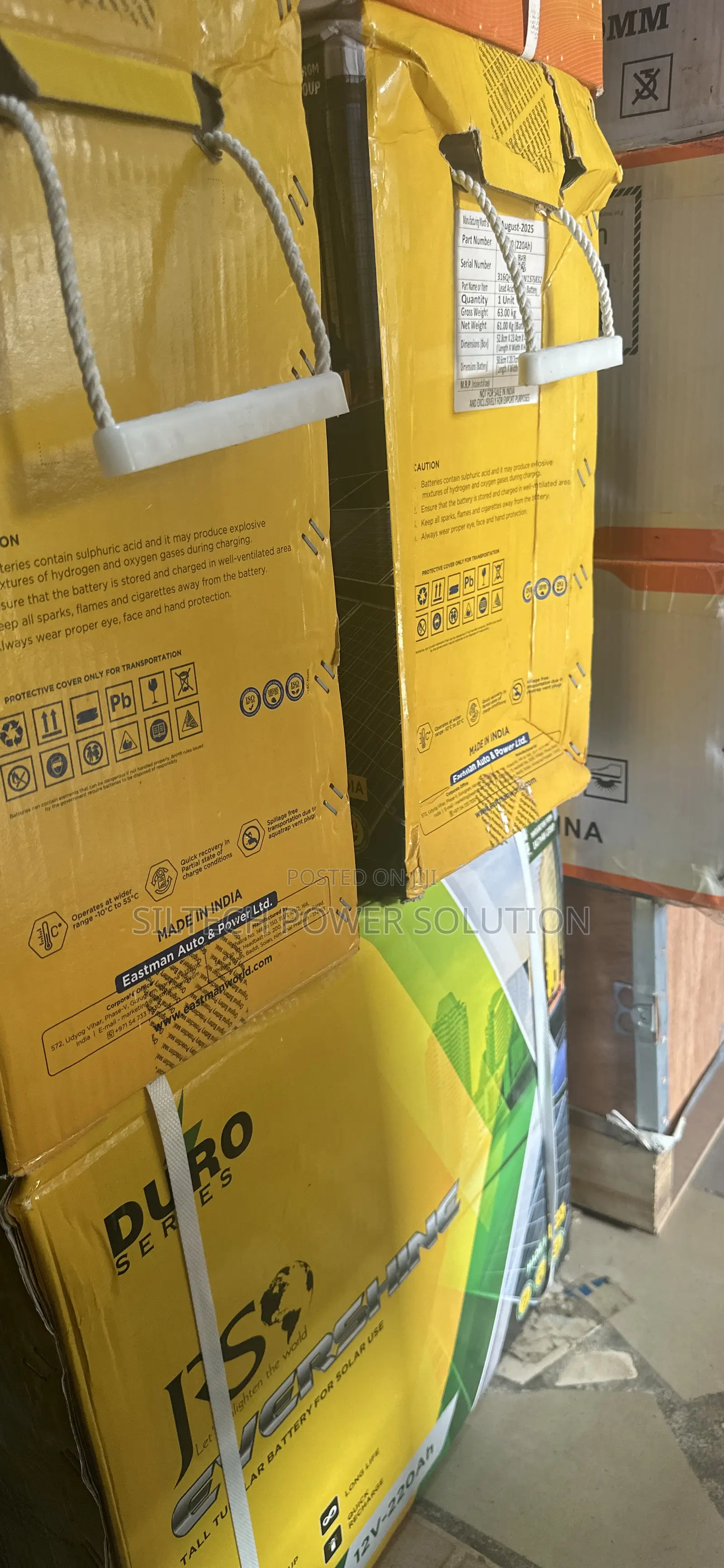 JRS 220ah Tall Tubular