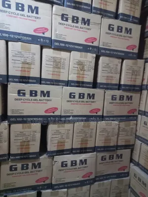 GBM 100ah/12v Deep Cycle Gel Battery
