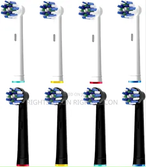 Usa 8pcs Cross Clean Replacement Heads Compatible With Braun Oral