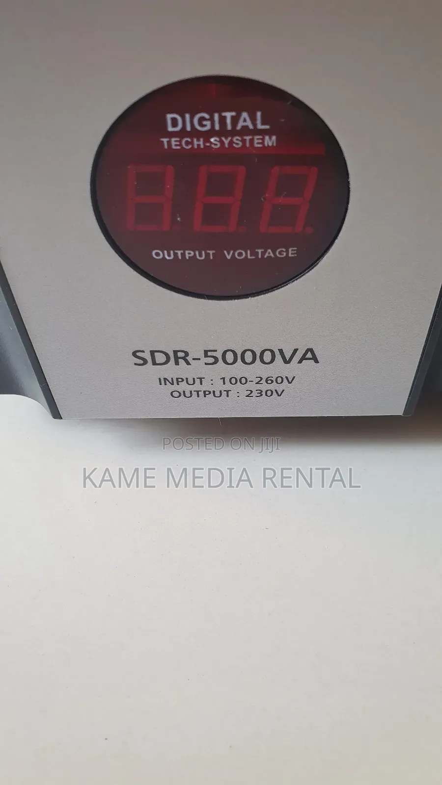 5000 Va Stablizer for Rent Only.