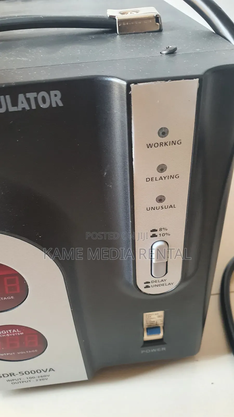 5000 Va Stablizer for Rent Only.