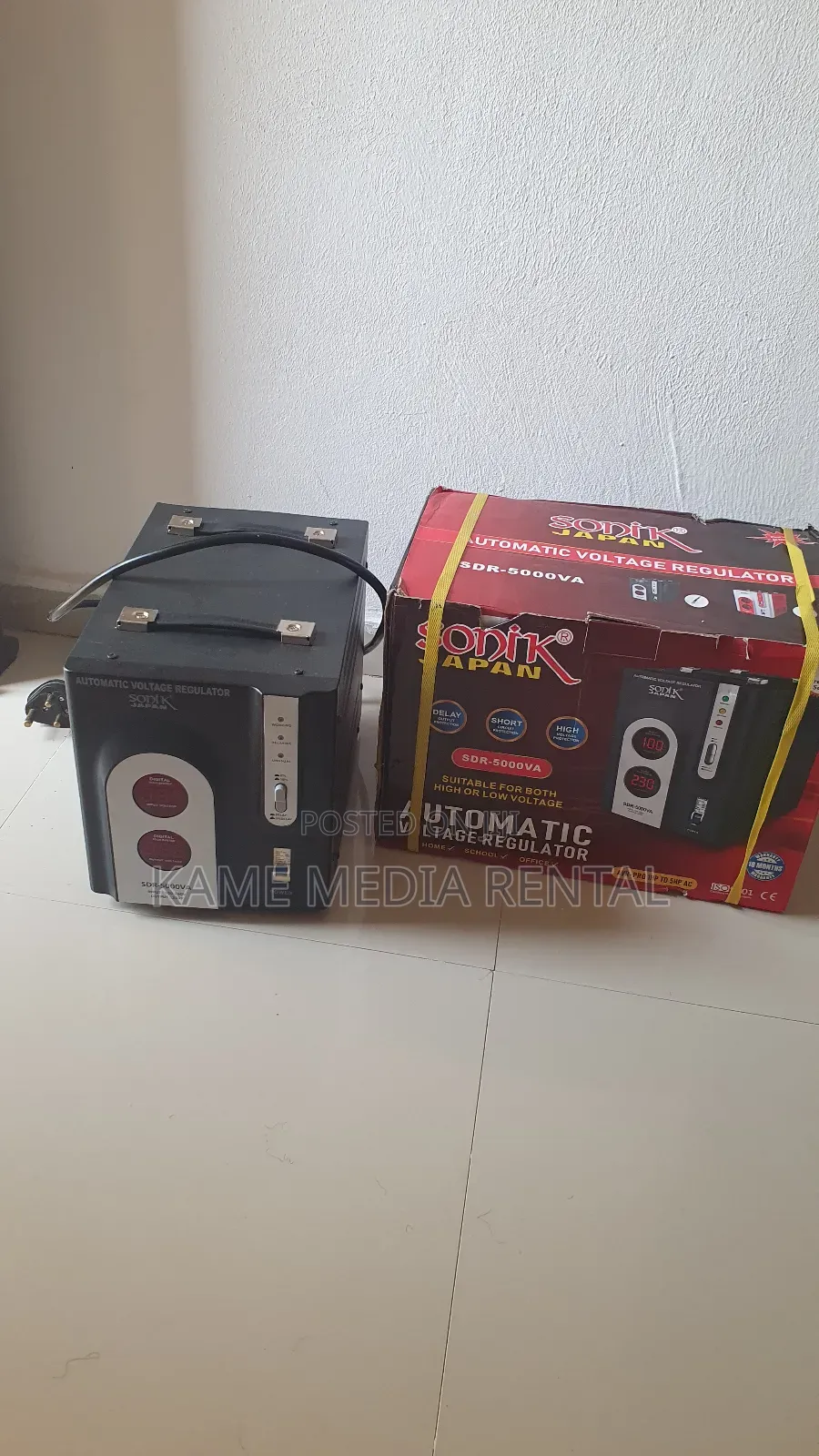5000 Va Stablizer for Rent Only.