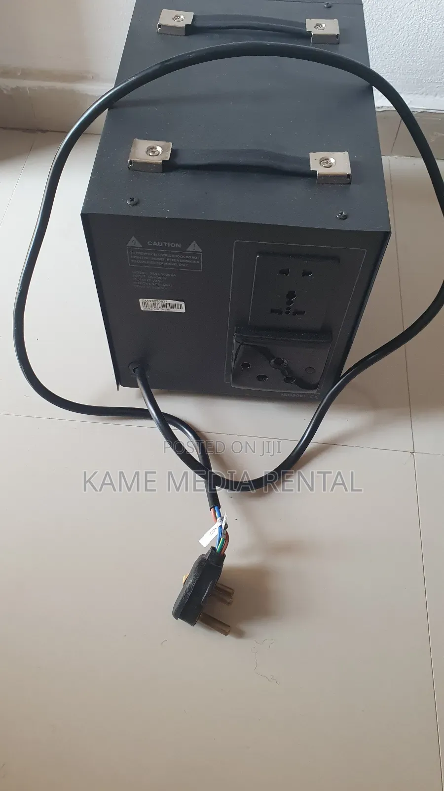 5000 Va Stablizer for Rent Only.
