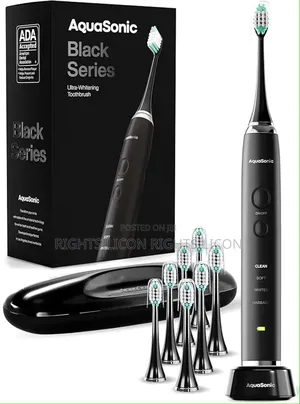 Usaaquasonic Black Series Ultra Whitening Toothbrush – Ada Accepted