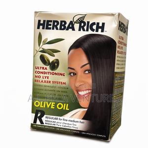 Herbarich Olive Oil Ultra Conditioning No-Lye Hair Relaxer Kit