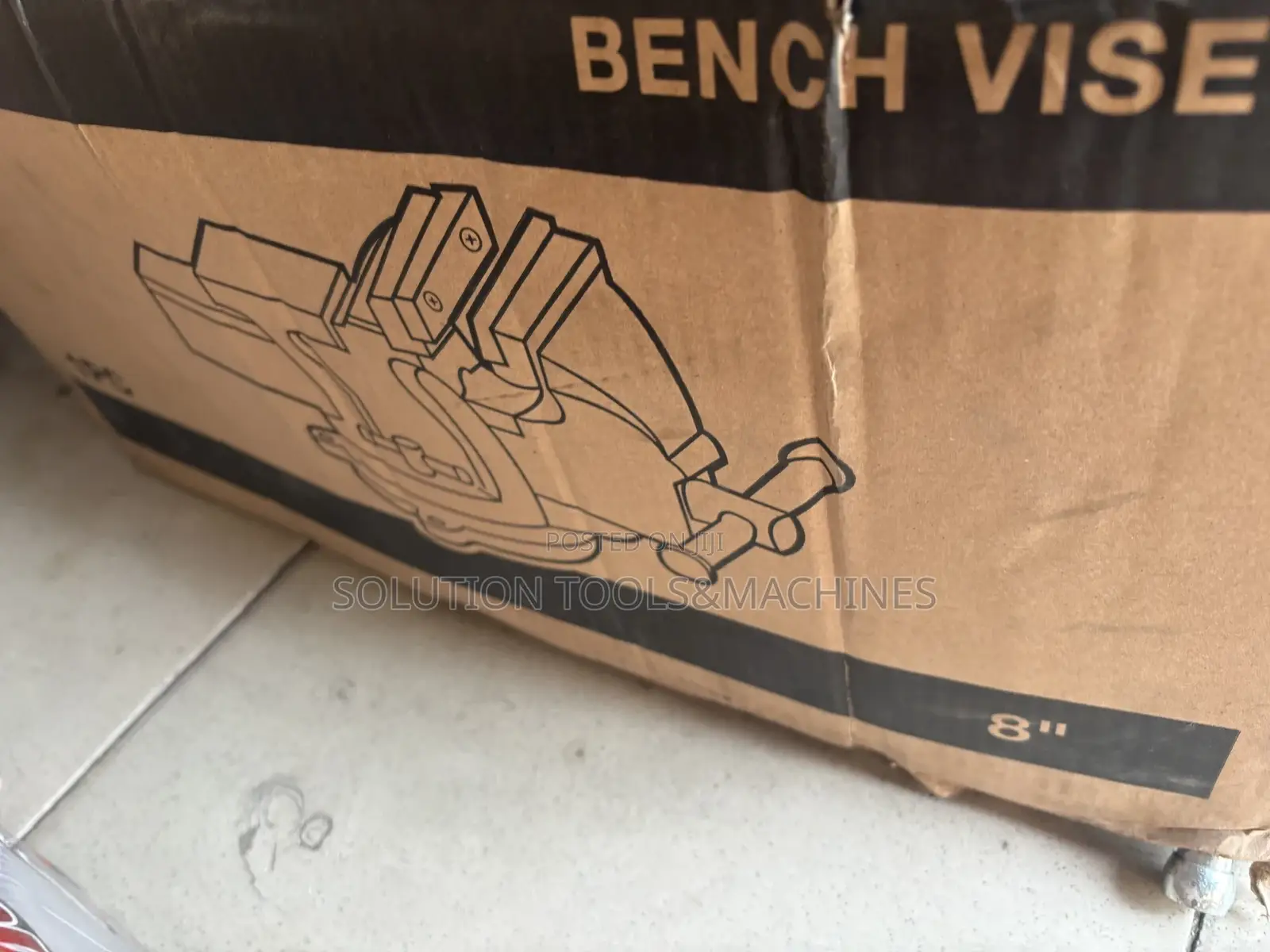8” Industrial Bench Vice