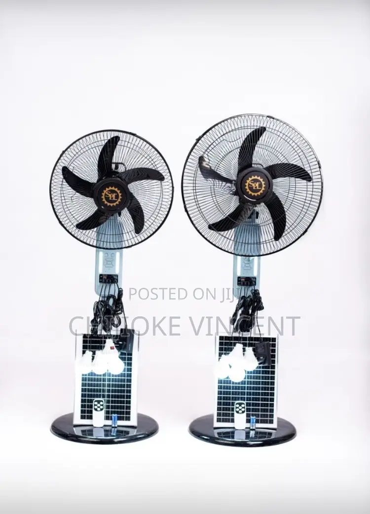 Solar Rechargeable Fan