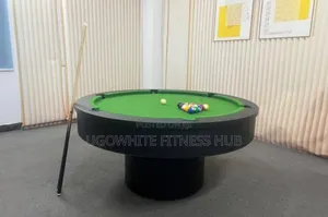 This Is a Classic Round British Pool Table,