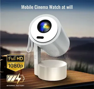 B5 Projector Android 13. 2.4/5g Wifi 6 Bt 4krechargeable 150" Display