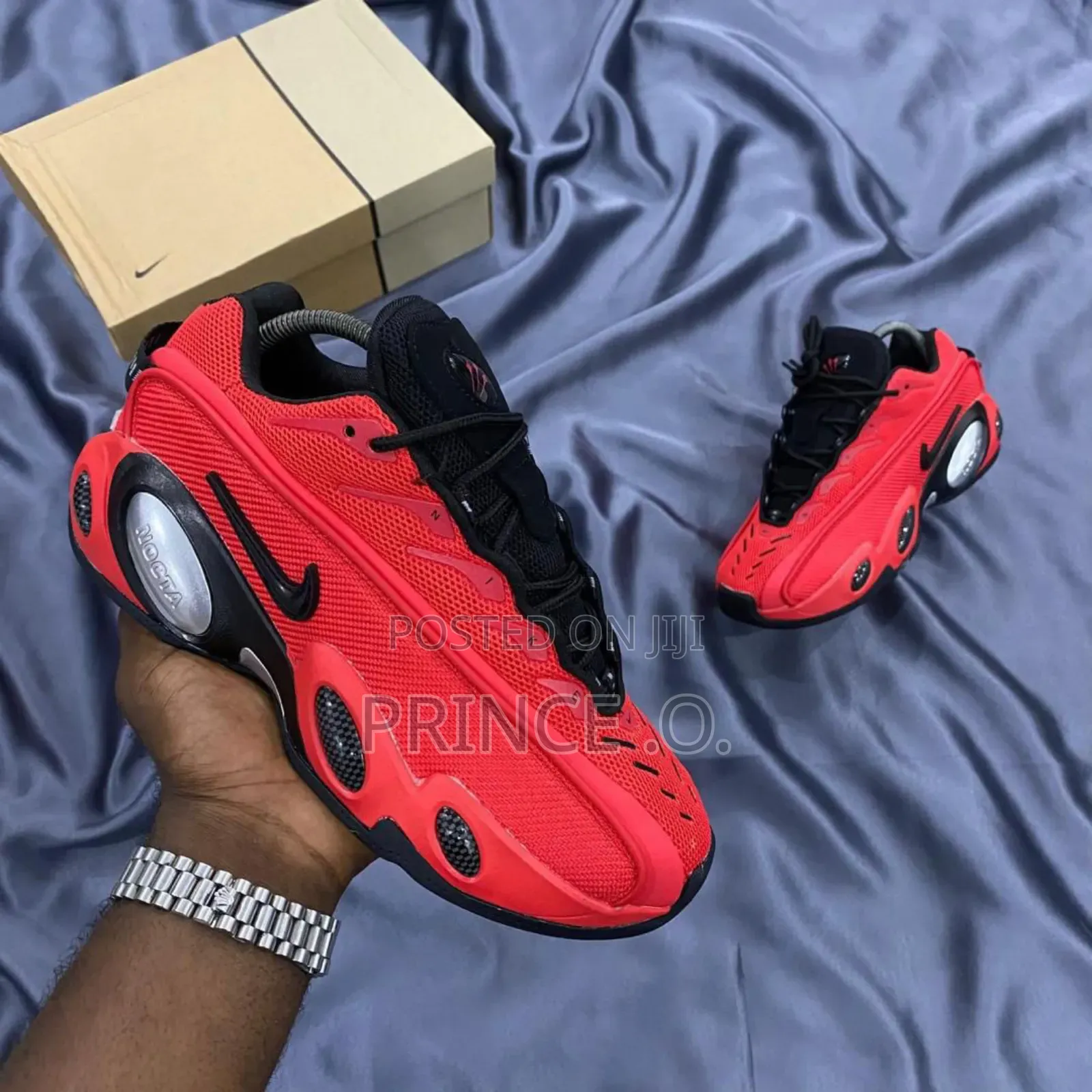 Luxury Red Nocta Sneakers