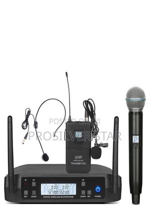 Shure Glxd4 Handle and Ovethead Wireless Microphone