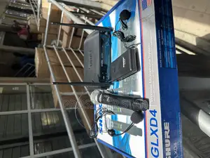 Shure Glxd4 Handle and Ovethead Wireless Microphone