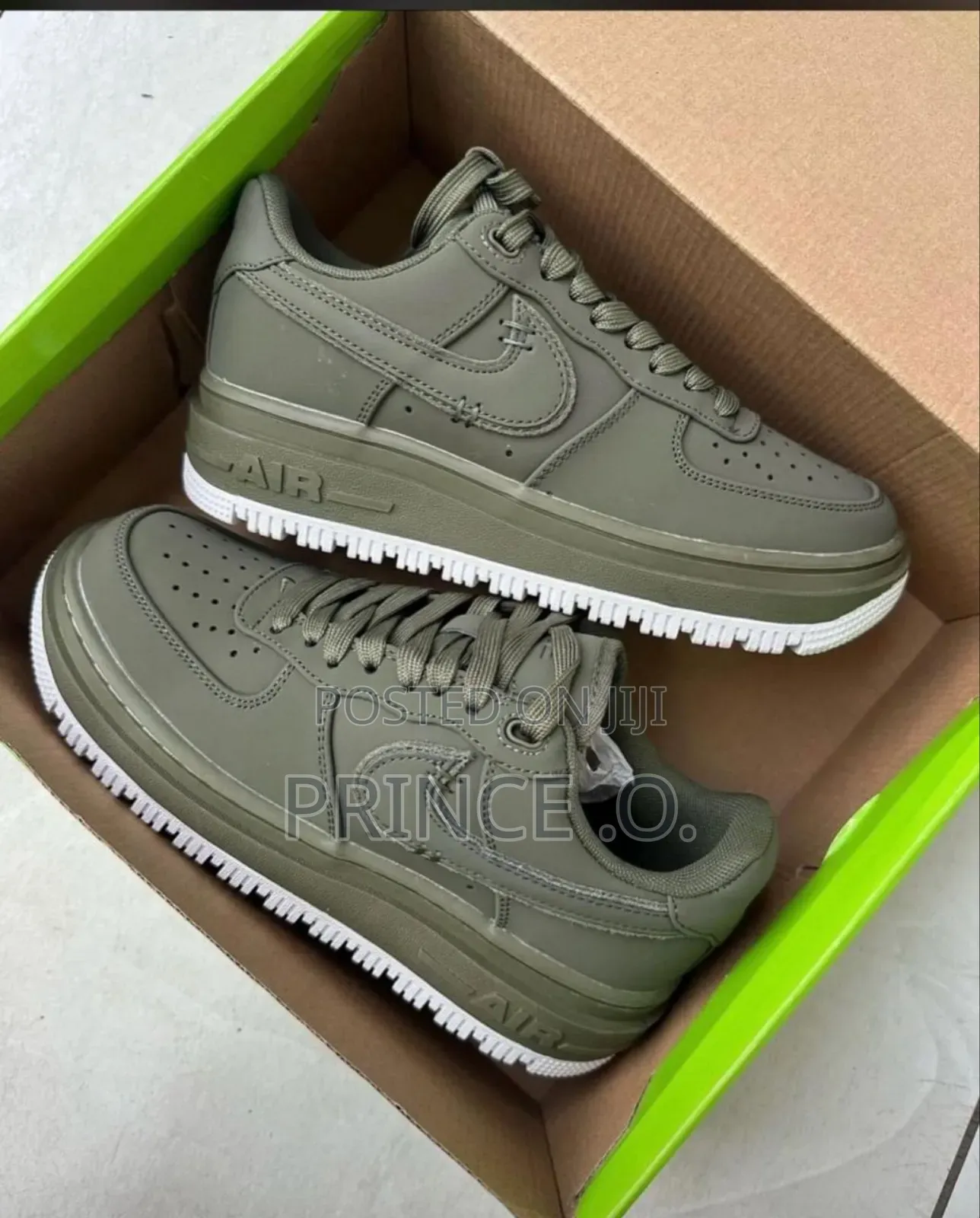 Nike Air Force 1 Luxe ‘Olive Green’ ” Sneakers