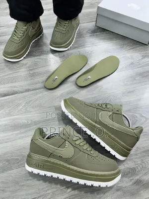 Nike Air Force 1 Luxe ‘Olive Green’ ” Sneakers