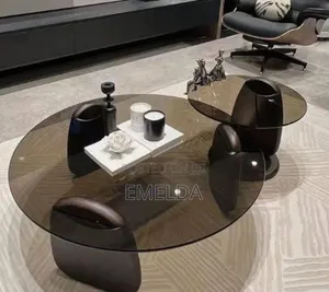 2 in 1 Brand New Glass Centre Table