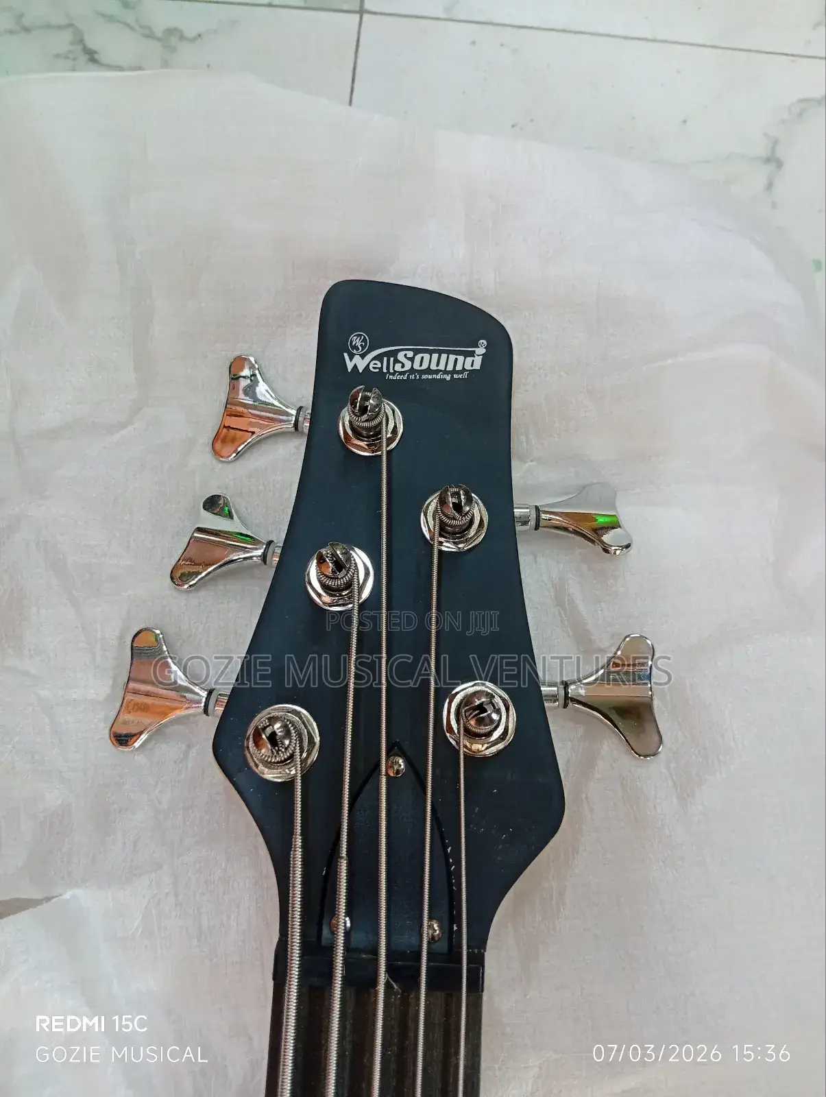 Wellsound Passive Five String Bass Guitar
