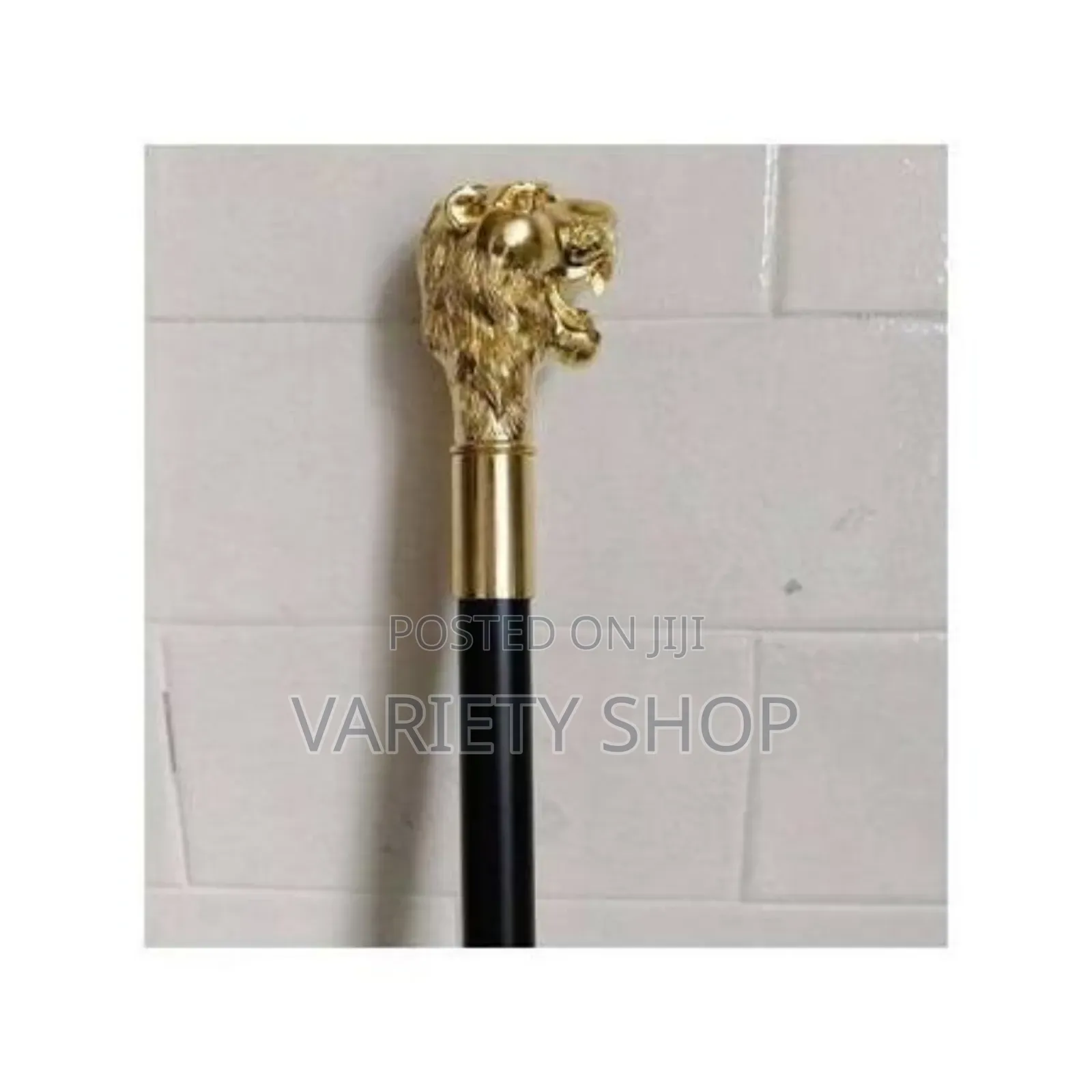 Golden Stylish Walking Stick