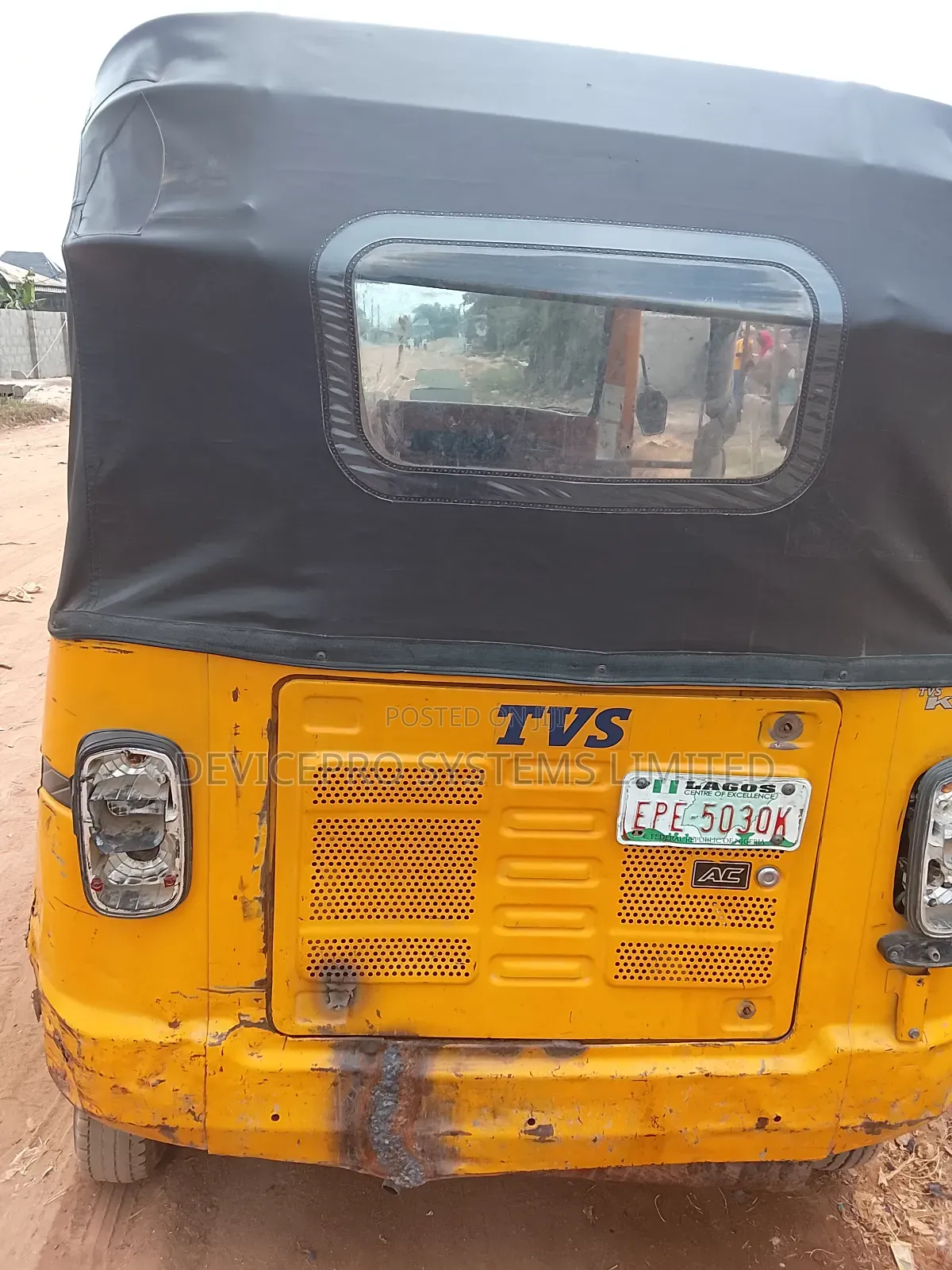 TVS King Deluxe Plus iTouch Start 2023 Yellow