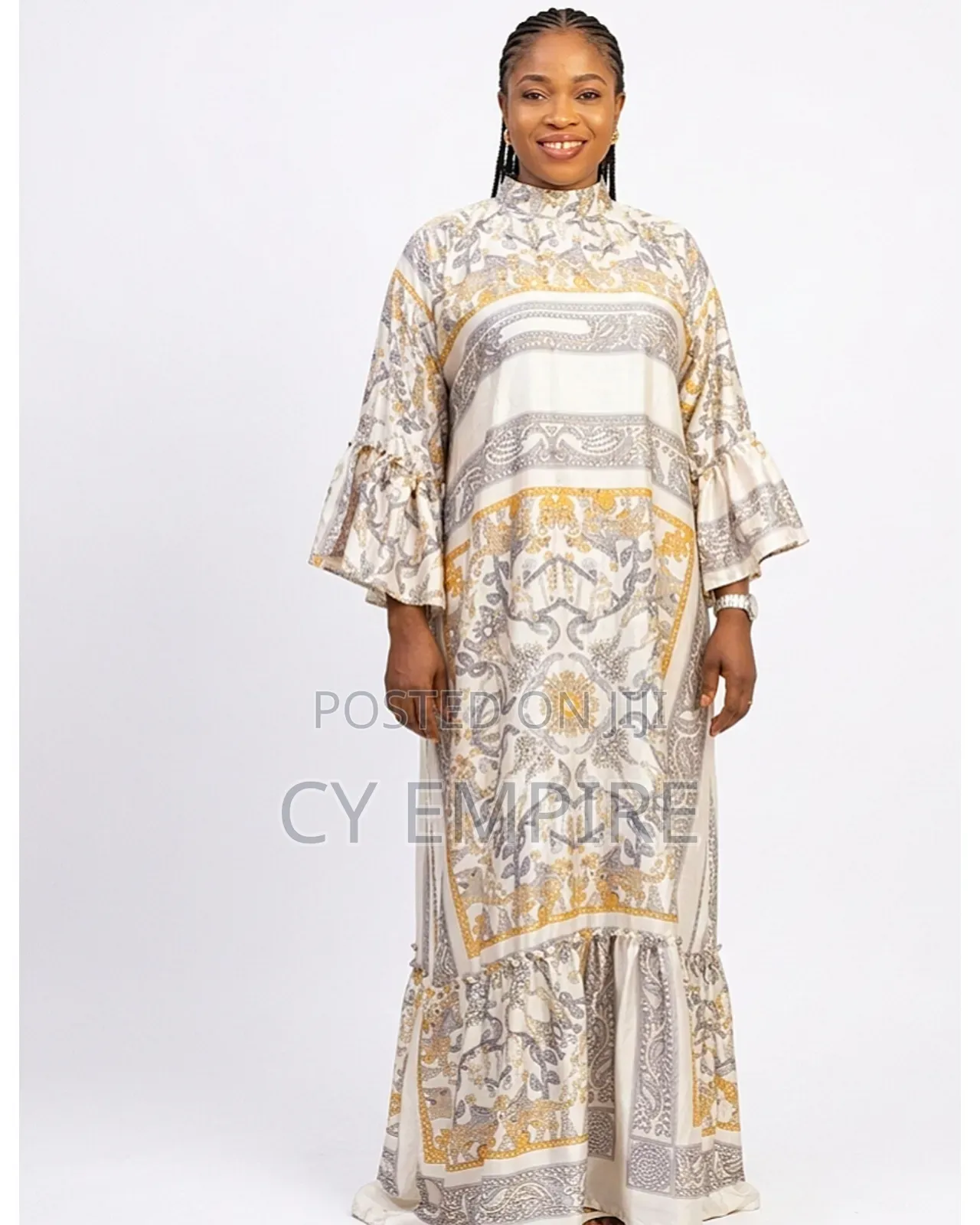 Sultana Scarf-Print Maxi