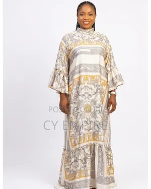 Sultana Scarf-Print Maxi