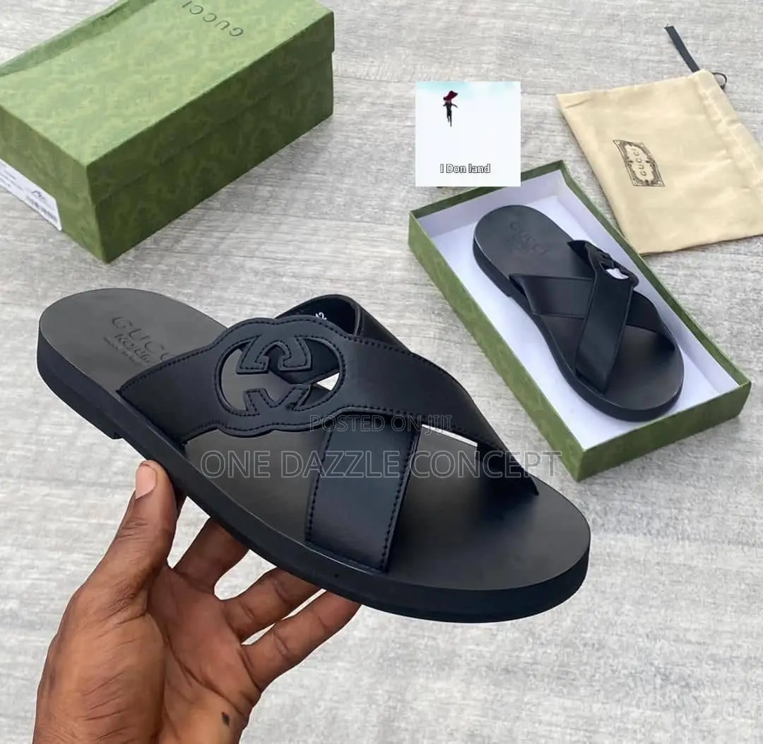 Gucci Interlocking Gslide Sandal For Men