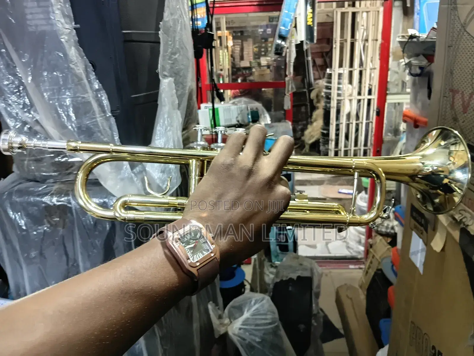 Professional Gold Trumpet