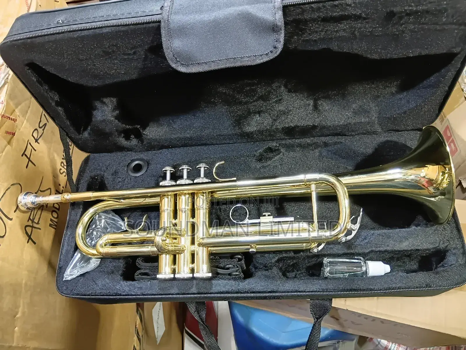 Professional Gold Trumpet