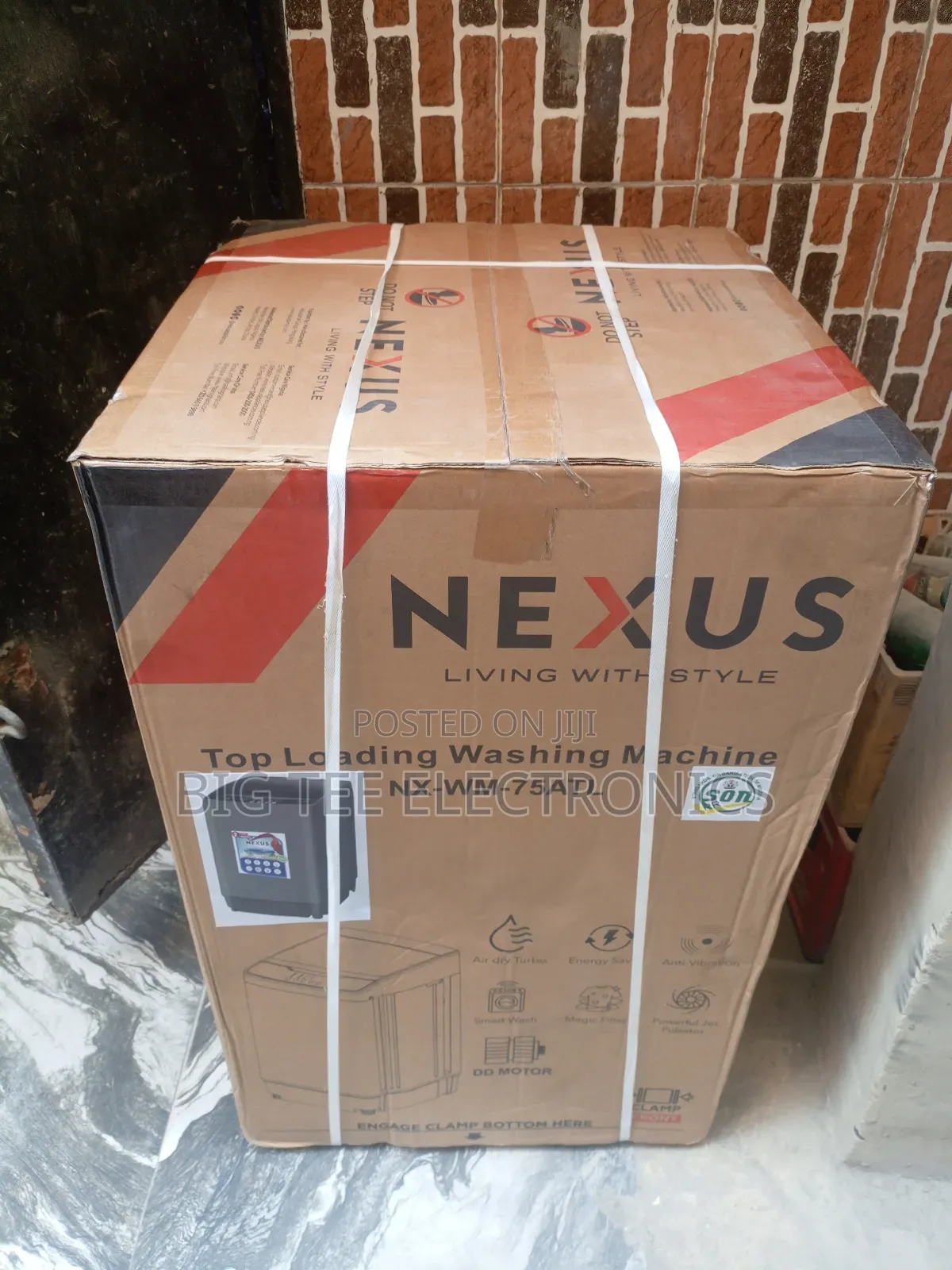 Nexus Automatic Topload Washing Machine 7.5kg