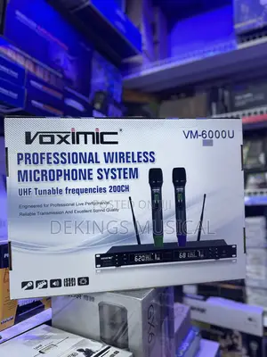 Voximic Vm-6000u Professional Wireless Microphone