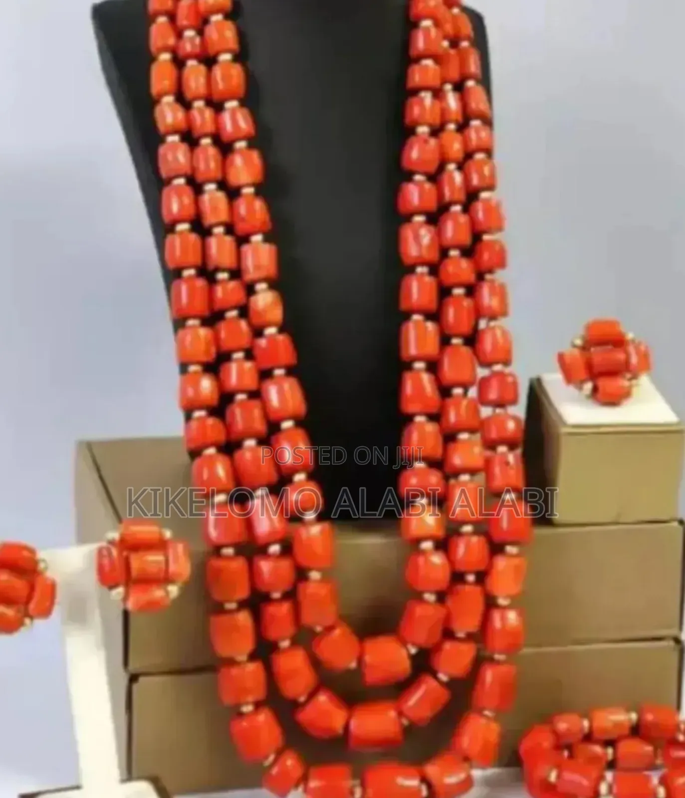 Coral Beads For Bride And Groom