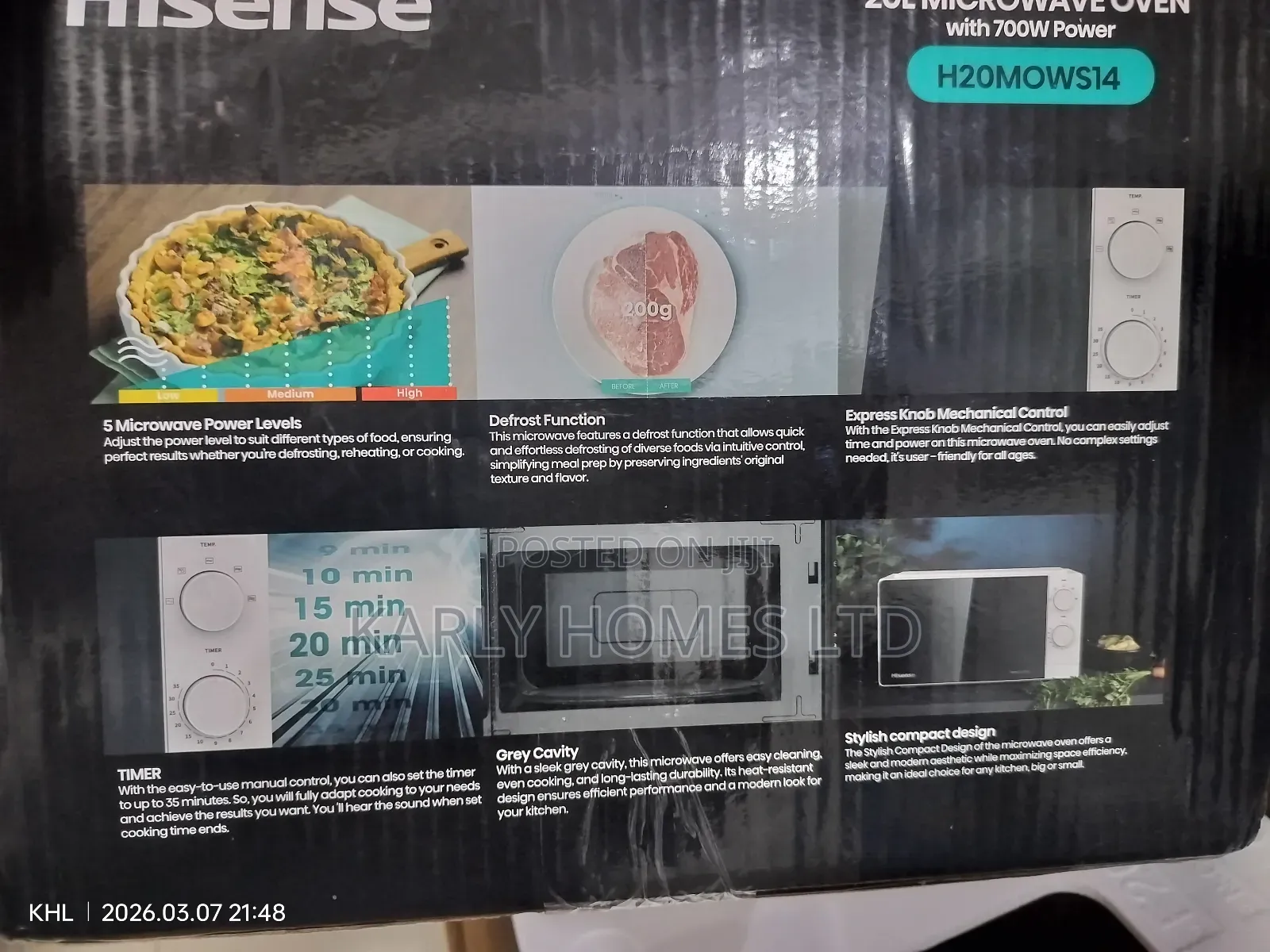 * Compact Powerful Microwave Oven*