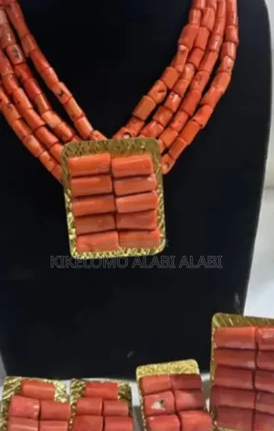 Coral Beads For Bride And Groom