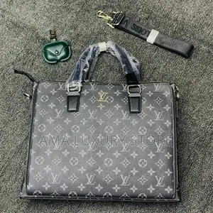 Versace, Louis Vuitton, Gucci Luxury Leather Designer Laptop Bags