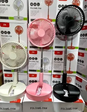 Long Pole Telescopic Rechargeable Fan