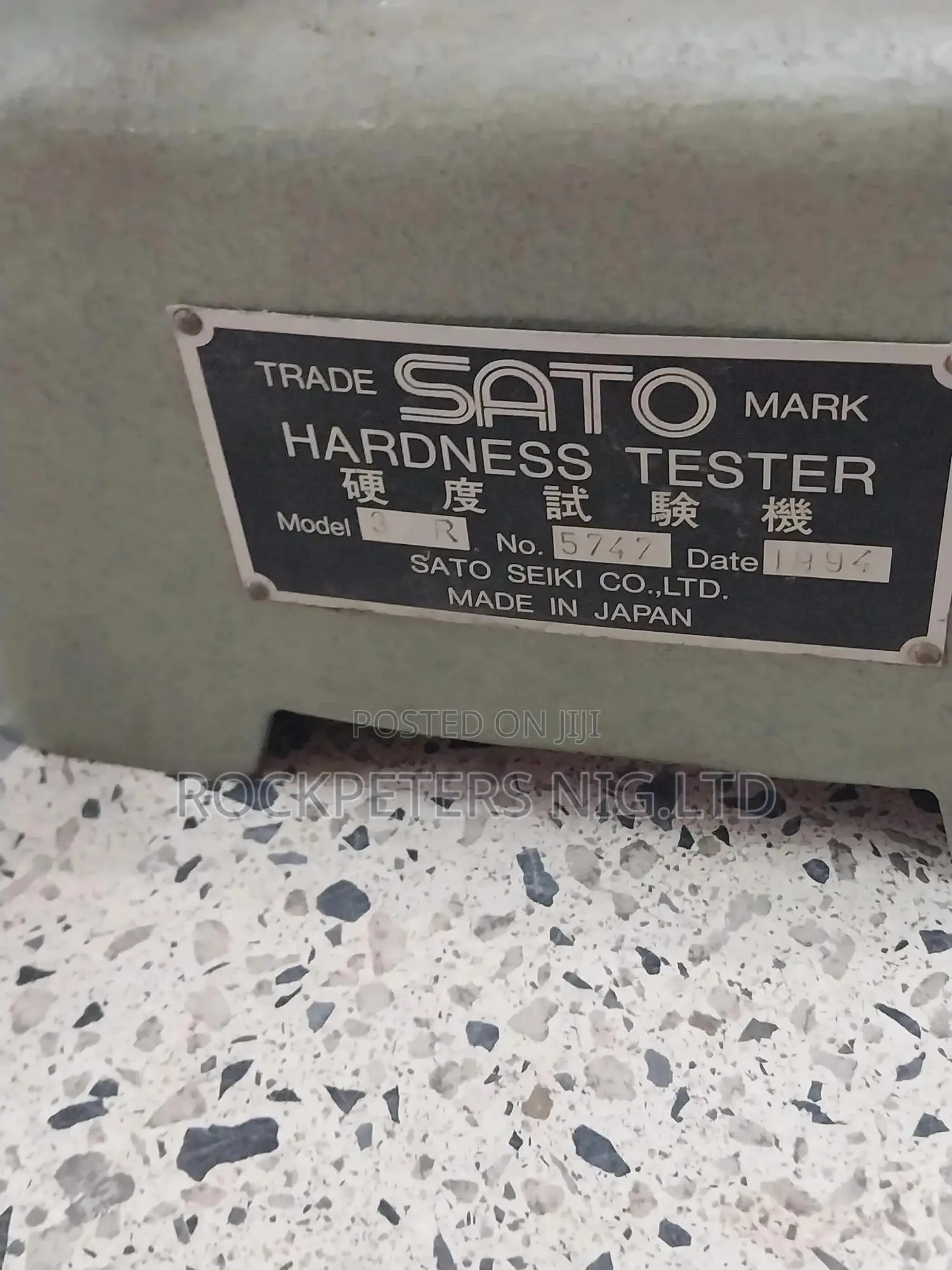Sato 3r Hardness Tester
