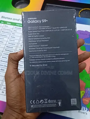 New Samsung Galaxy S9 Plus 64 GB Black