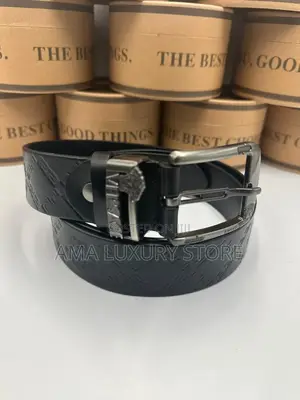 Designer Genuine Leather Men's Waist Belts