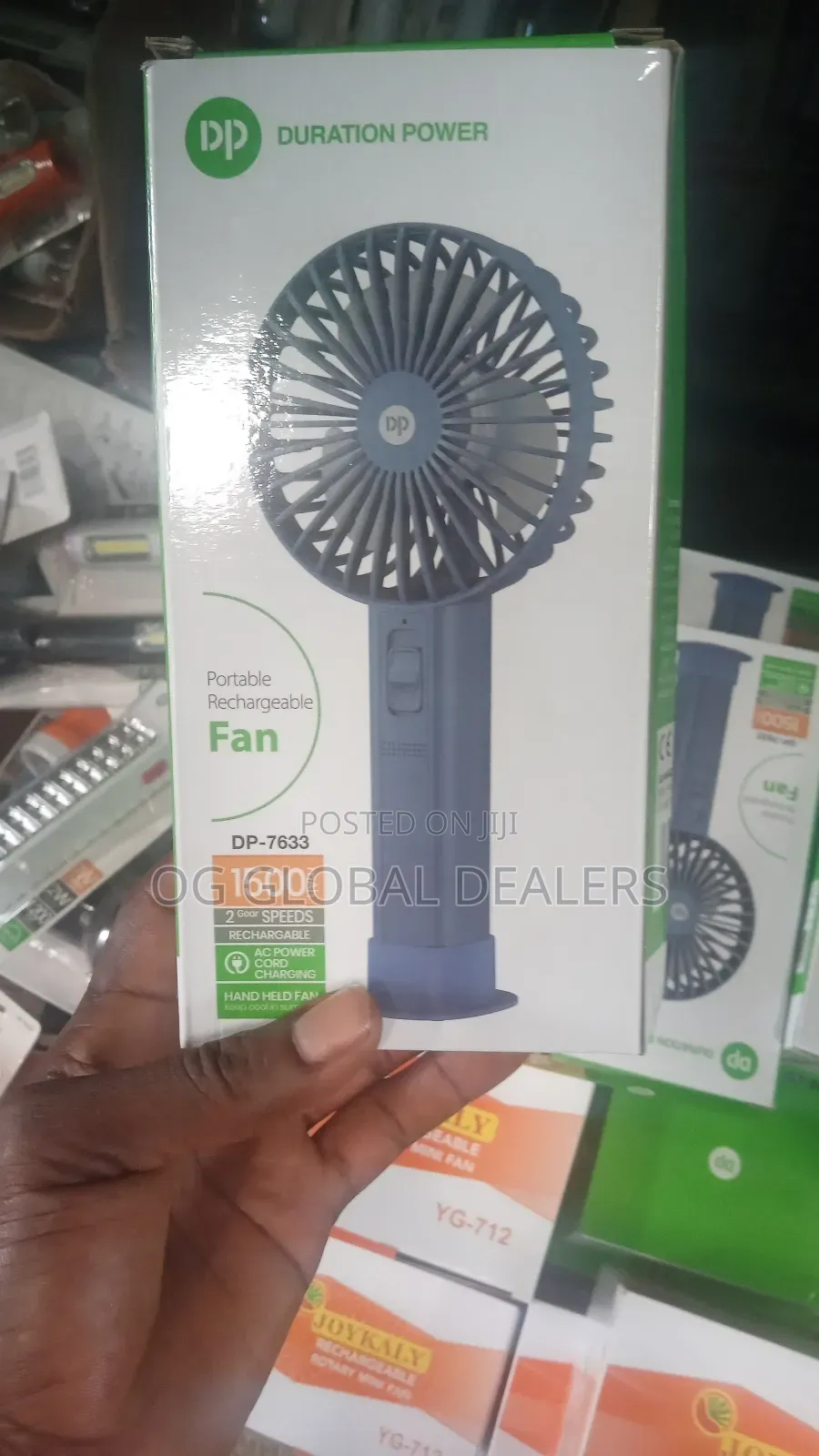 Dp Duration Portable Rechargeable Hand Fan