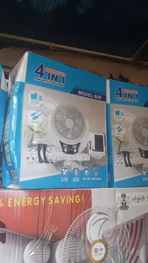 Rechargeable 4in1 Solar Fan