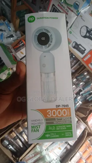 Rechargeable Cooling Hand Fan (Mist)