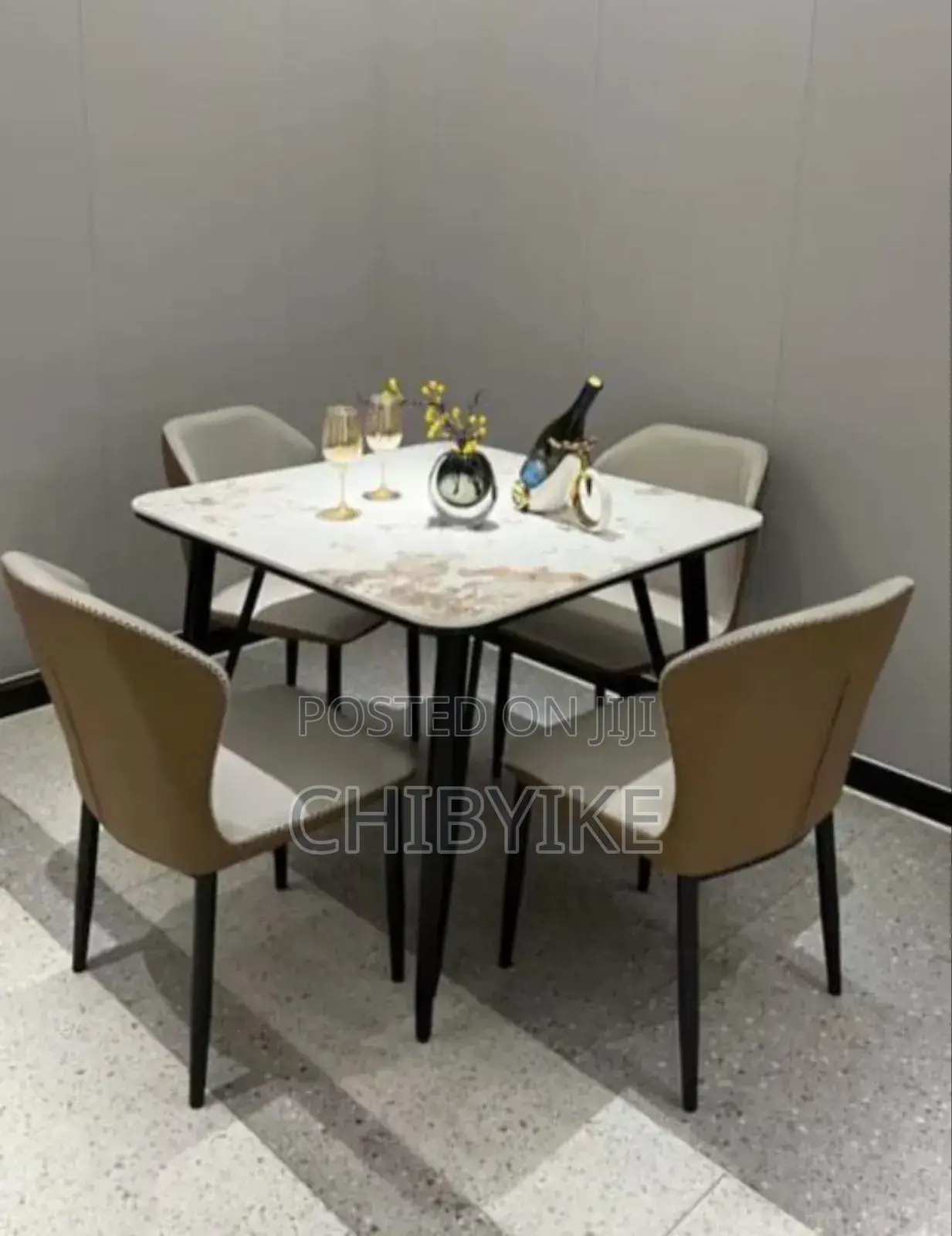 Marble Dinning Set's Pin Legs