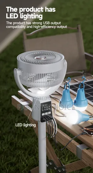 Dp-7641a 7 Inch Rechargeable Standing Remote Fan