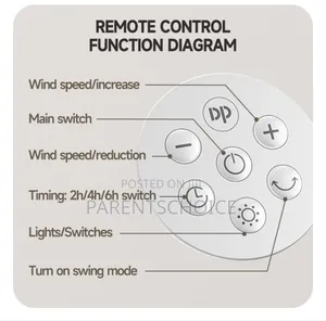Dp-7641a 7 Inch Rechargeable Standing Remote Fan