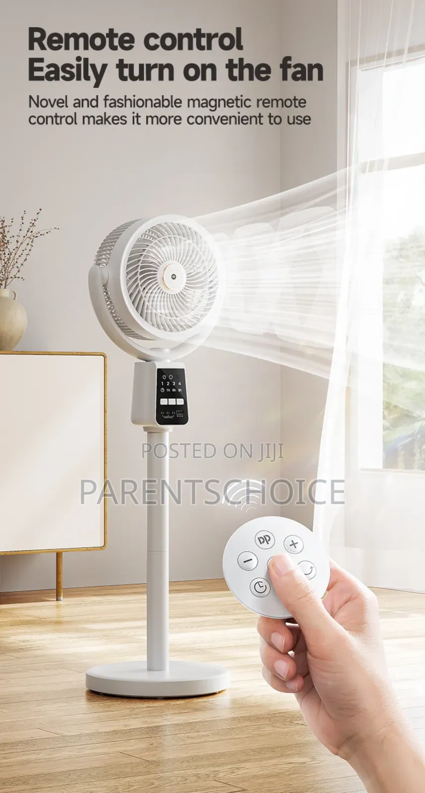 Dp-7641a 7 Inch Rechargeable Standing Remote Fan