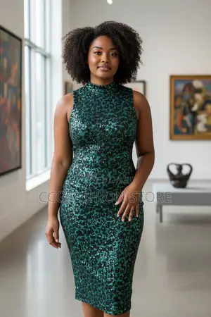 Green Party Dress
