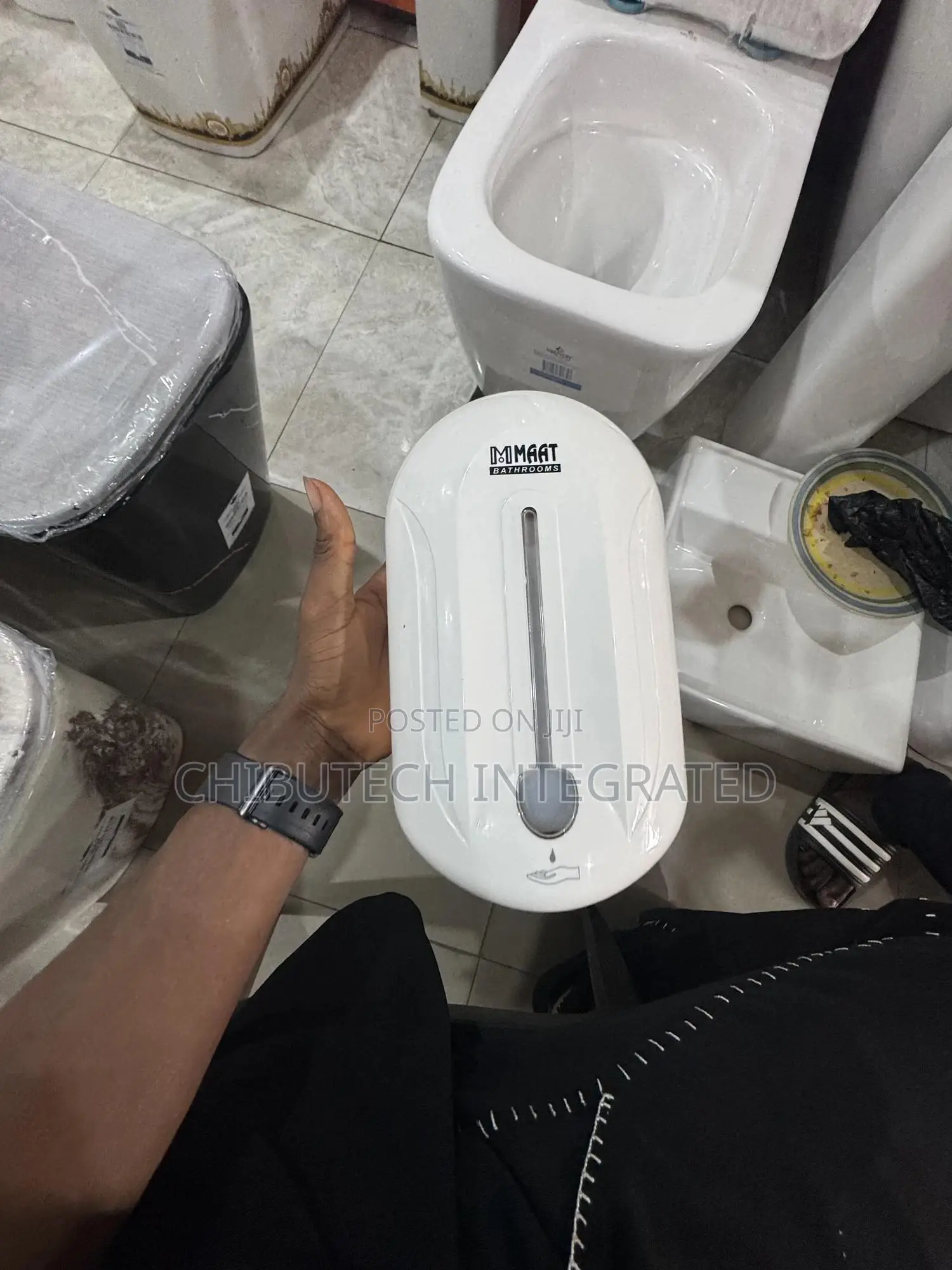 Maat Bathrooms Automatic Soap Dispenser (Model Mm-110).