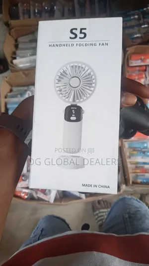 S5 Hand Held Folding Rechargeable Fan