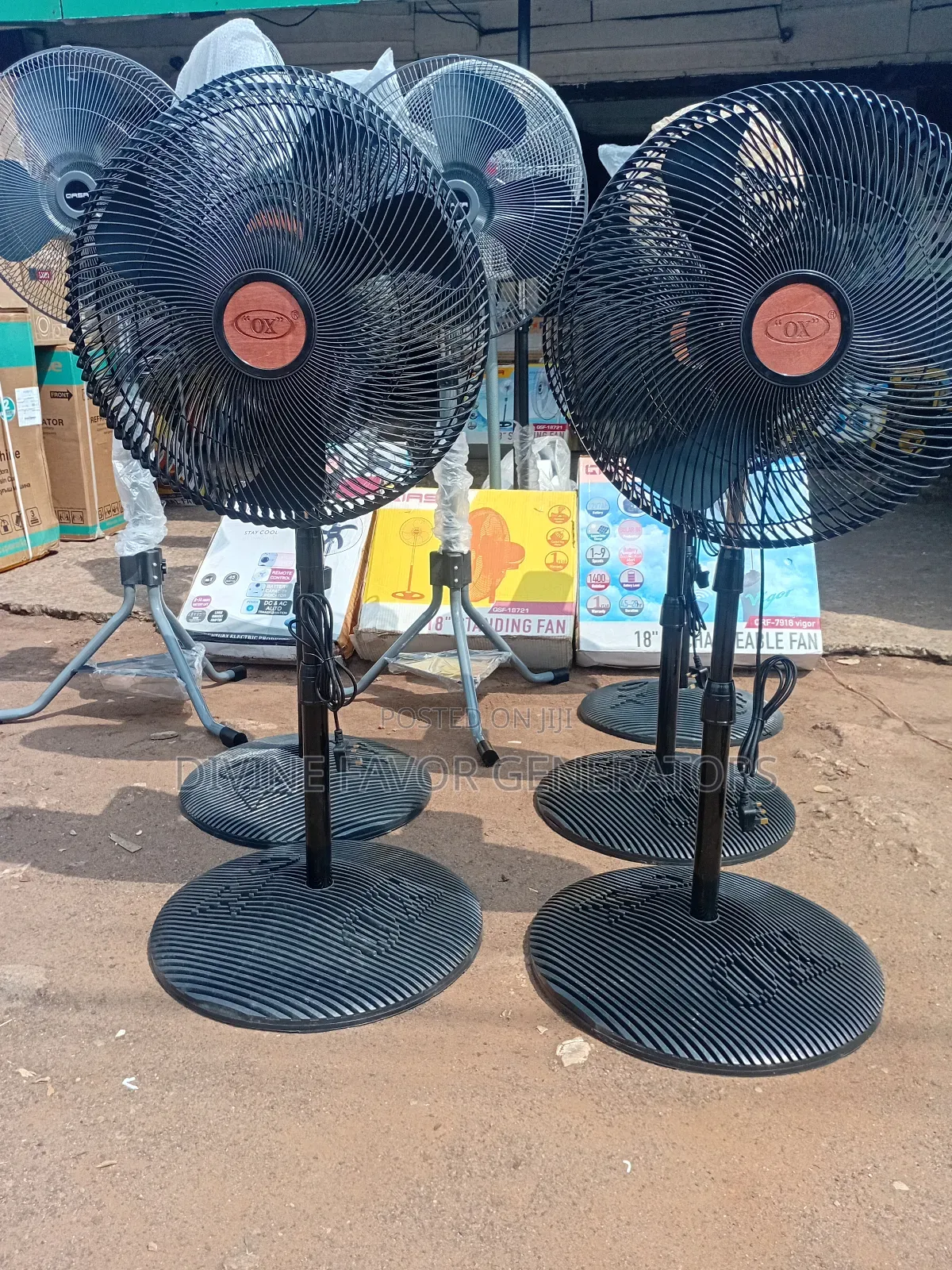 Ox 18 Standing Fan Available Here